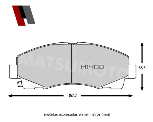 Pastilla De Freno Cermica Delantera Honda Ridgeline 2006-14 Foto 3