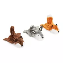 Leaps & Bounds Wildlife Flatties Juguete Para Gatos, Paquete