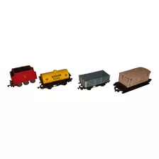 Lote De 4 Vagones De Tren Thomas Bachmann Escala Ho Oo