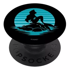 Disney La Sirenita Ariel Silueta En Azul Popsockets Popgrip: