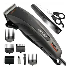 Cortador De Cabelo Mallory Mithos Power Preto E Cinza 110v 