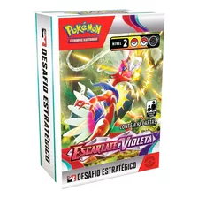 Box Pokemon Desafio Estratégico Escarlate E Violeta