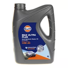 Aceite Semi Sintetico Max ultra plus 10w-40 4l Gulf Oil