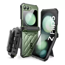 Funda Para Samsung Galaxy Z Flip 5 5g De Doble Capa Guldan 