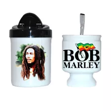 Bob Marley - Combo: Mate + Yerbera