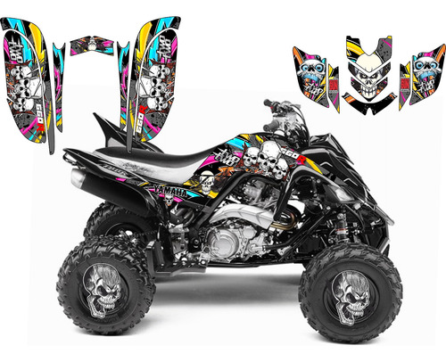 Cuatrimotos Yamaha Raptor 660 Sticker Calcas 2 Foto 10