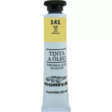 Tinta Óleo Corfix 20ml Cor Ouro Metálico 141