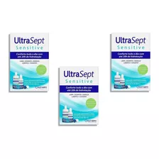 Kit 3 Ultrasept Sensitive 360ml + 120ml + Estojo