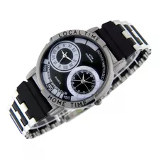 Reloj Montreal Hombre Doble Mecanismo Ml353 Envío Gratis