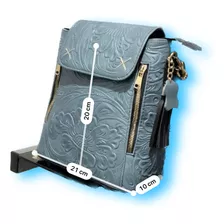 Bolso Artesanal De Piel Tipo Mochila