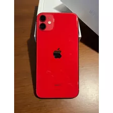 iPhone 11 Vermelho, Tela De 6.1, 4g, 128gb, Com Nota