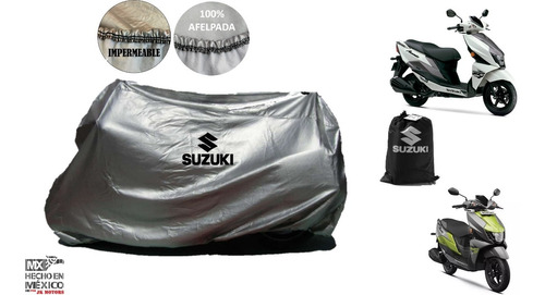 Funda Afelpada 100%impermeable Para Motoneta Suzuki Avenis  Foto 2