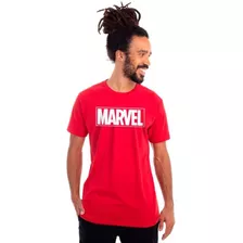 Camiseta Masculina Logo Marvel Comics Original