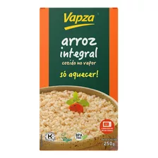 Arroz Cozido No Vapor Integral Vapza Caixa 250g