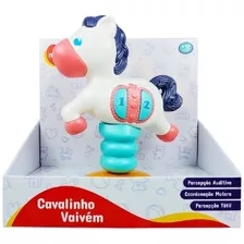 Brinquedo Para Bebê Cavalinho Vai E Vem Com Luz E Som Minimi