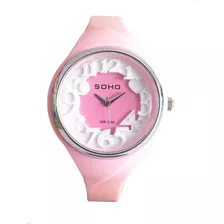 Reloj Soho Malla Caucho Color Modelo Ch9381a