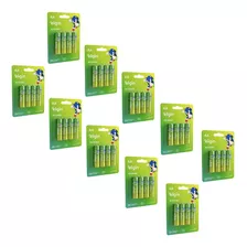 Kit Com 40 Pilhas Aa Alcalina 82153 Elgin