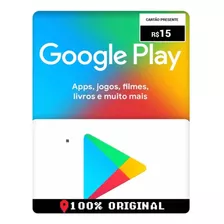 Gift Card Google Play Recarregue On-line 15 Free Fire