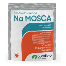 Brinco Mosquicida Na Mosca Ouro Fino Com 20 Brincos Par Bovinos Laranja