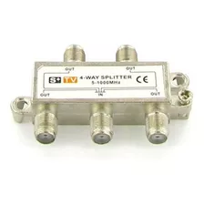 Valley Enterprises® 4-way Tv Coax Cable Splitter 1ghz