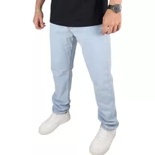 Calça Jeans Masculina Slim Lisa Lycra Elastano Premium