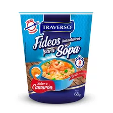 Fideos Instantáneos Traverso Sabor Camarón 65 G