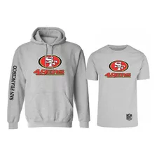 Kit De Sudadera + Playera Mod San Francisco 49ers Estampado