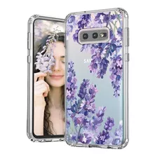 Funda Para Samsung Galaxy S10e (diseno Flores Lavanda)