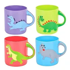 Artcreativity - Tazas De Dinosaurio Para Niños, Juego De