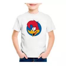 Polera De Niño Sublimada Pájaro Loco