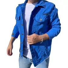 Jaqueta Masculina Sarja Jeans Azul Promoção