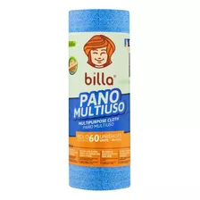 Pano Multiuso Em Rolo Azul Billa 60 Unidades