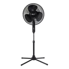 Comfort Zone Czst161btebk Ventilador De Pedestal 16'' Cantidad De Aspas 3 Color De La Estructura Negro Color De Las Aspas Negro Diámetro 40640 Cm Material De Las Aspas Plástico