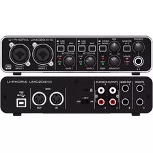 U-phoria Umc204hd Interfaz De Audio - Behringer Color Negro