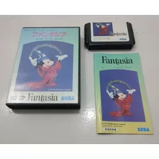 Mickey Fantasia Original Japonês Completo Sega Mega Drive.