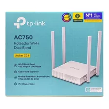 Tp Link - Ac750 Roteador Wi-fi Dual Band Archer C21