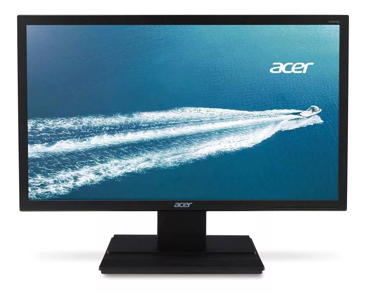Monitor Acer V6 V206hql Abi Lcd 19.5  Preto 100v/240v