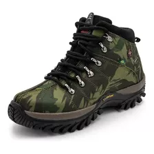 Bota Camuflada Coturno Militar Adulto E Infantil - Barato