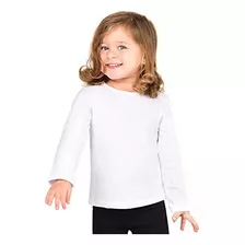 Pack3 Camisetas Niños Blancas Algodón Con Bambu Manga Larga