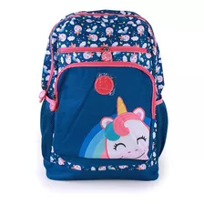 Mochila Infantil Xeryus College Unicórnio Azul - 11301