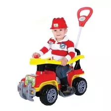 Carrinho Infantil Passeio Empurrador Jip Jip Bombeiros Maral