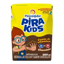 Bebida Láctea Pirakids Chocolate 200ml - 6 Unidades Promoçao