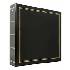 Library Collection Álbum Fotos (400 Bolsillos, 4 X 6),negro Color Negro 0