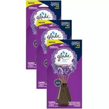 Kit 3 Glade Difusor De Ambiente - Lavanda 100ml 