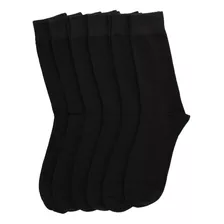 Calcetín Hombre Bata 6pack Midc Negros Multicolor