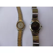 Dois Relógios Femininos Seiko E Swatch Irony