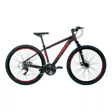 Mountain Bike Gts Pro M5 Techs Aro 29 19 21v Freios De Disco Mecânico Cor Preto/vermelho