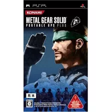 Metal Gear Solid Portable Ops Japón Importación.