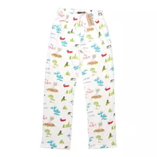 Pantalón Pijama Little Bit Diseños Chile-100% Algodón Mujer