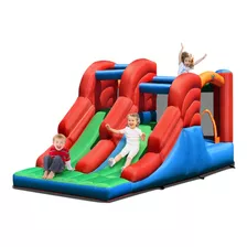 Tobogán Inflable Costway 3 En 1 Sin Soplador